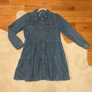 Free People Denim Dress Sz. Medium